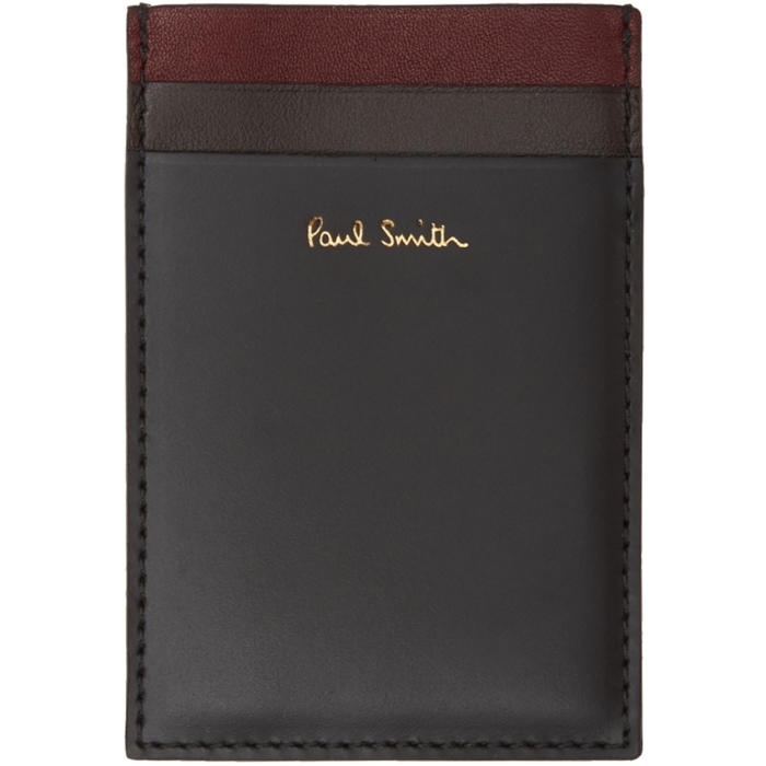 Photo: Paul Smith Black Color Band North and South Card Holder