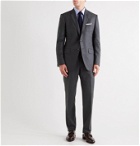 TOM FORD - O'Connor Slim-Fit Prince of Wales Checked Wool and Silk-Blend Suit Jacket - Black