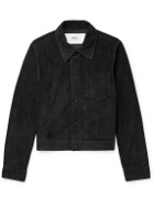 AMI PARIS - Suede Shirt Jacket - Black