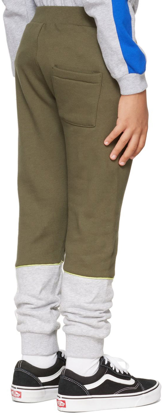 Kenzo Kids Khaki Paneled Track Pants