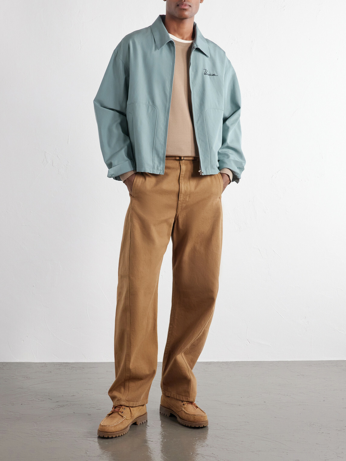 Visvim - Somer Swing Printed Silk and Wool-Blend Jacket - Green