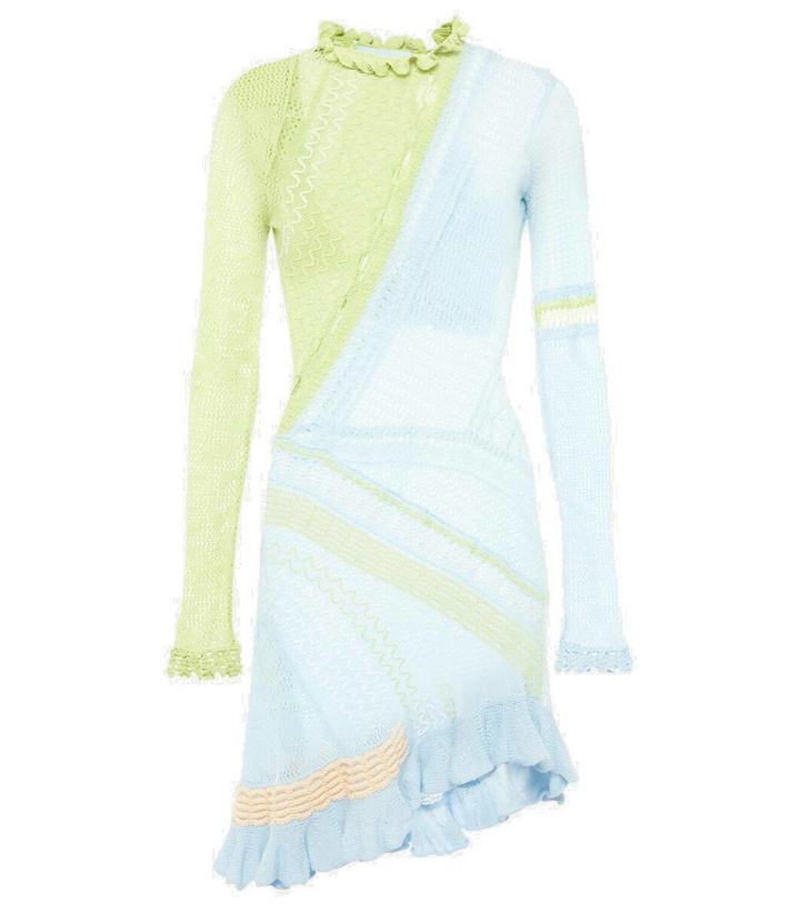 Photo: Roberta Einer Ali open-knit cotton minidress