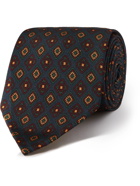 RUBINACCI - 7cm Wool and Silk-Blend Tie - Blue