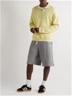 Ninety Percent - Organic Cotton-Jersey Half-Zip Sweatshirt - Yellow