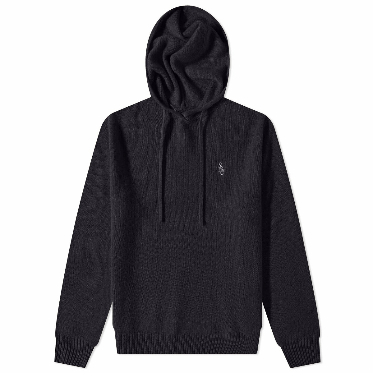 Photo: Sporty & Rich Iman Cashmere Hoody in Navy