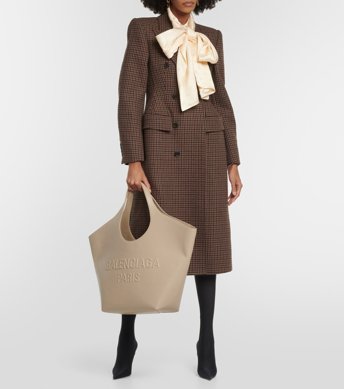 Balenciaga Mary Kate Medium logo leather tote bag Balenciaga