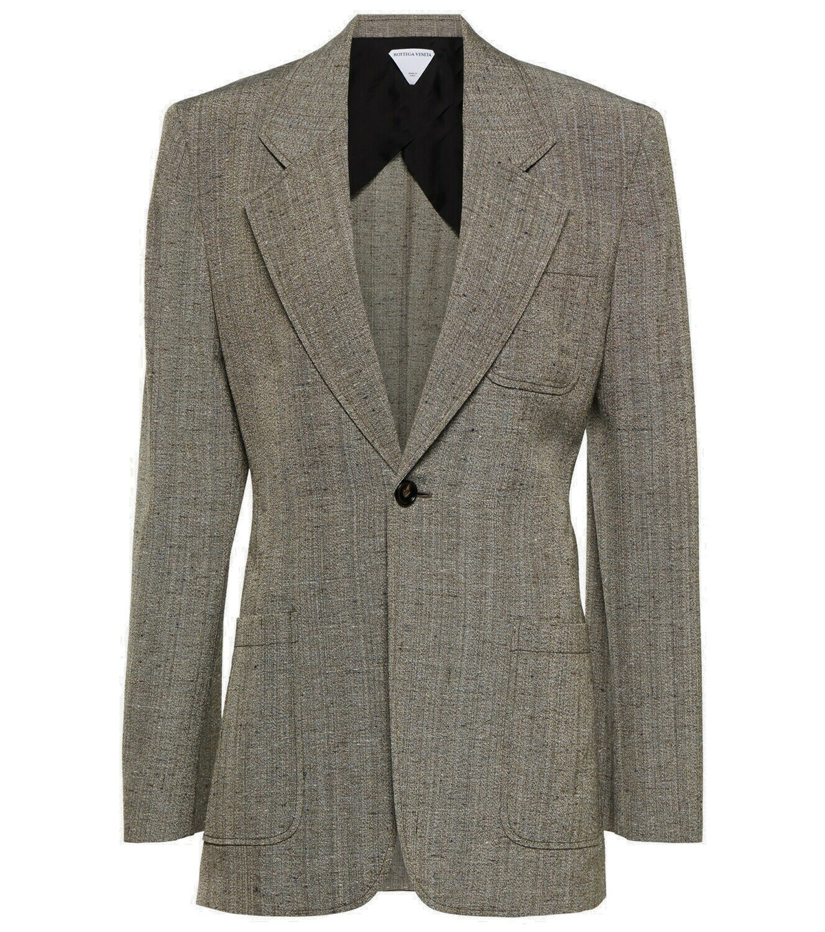Bottega Veneta Single-breasted mélange blazer Bottega Veneta