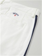 adidas Consortium - Noah Striped Cotton-Twill Shorts - White