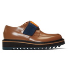 Dries Van Noten Beige Strap Lace-Up Derbys