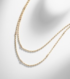 Suzanne Kalan 18kt gold chain necklace with diamonds