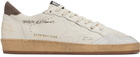 Golden Goose Off-White Ball Star Skate Sneakers