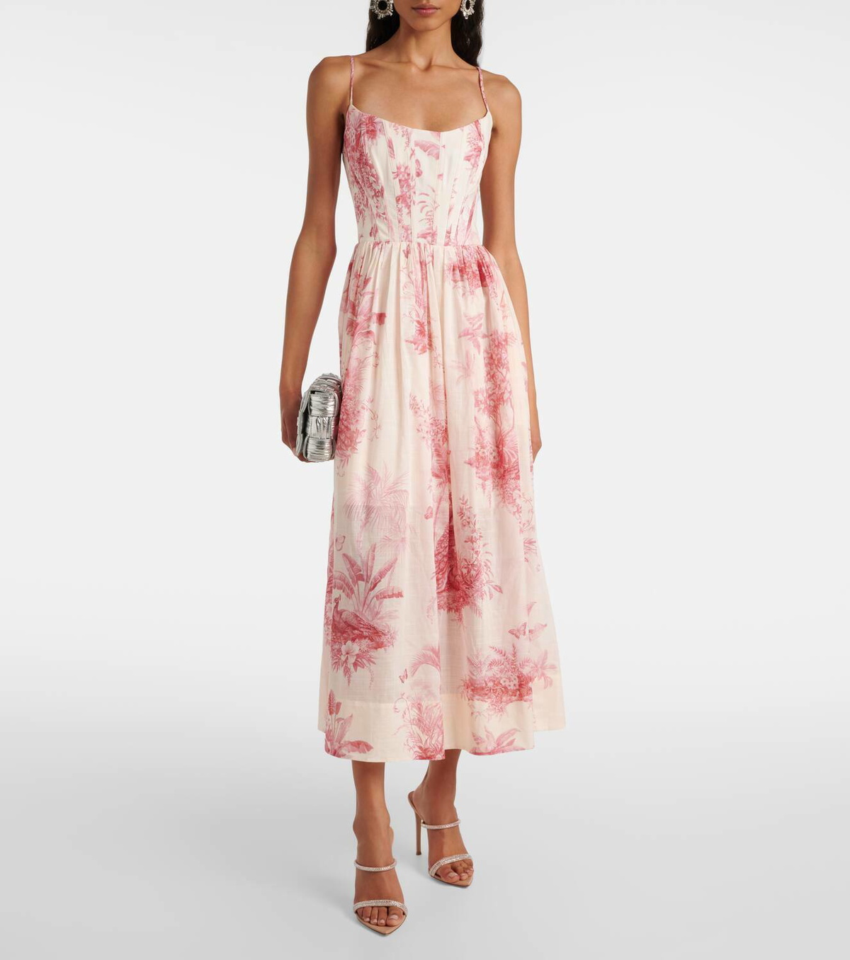 Zimmermann Waverly floral cotton corset dress Zimmermann Zimmermann Waverly floral cotton corset dress Zimmermann