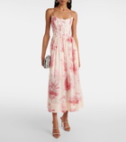 Zimmermann Waverly floral cotton corset dress