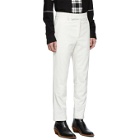 Haider Ackermann White Corduroy Classic Trousers