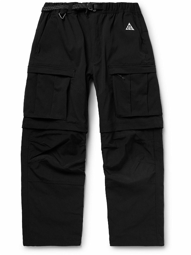 Photo: Nike - ACG Smith Summit Straight-Leg Convertible Nylon-Blend and CORDURA® Cargo Trousers - Black