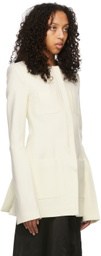 Maximilian Davis Off-White Virgin Wool Jacket