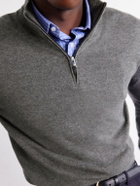 Canali - Cashmere Half-Zip Sweater - Gray