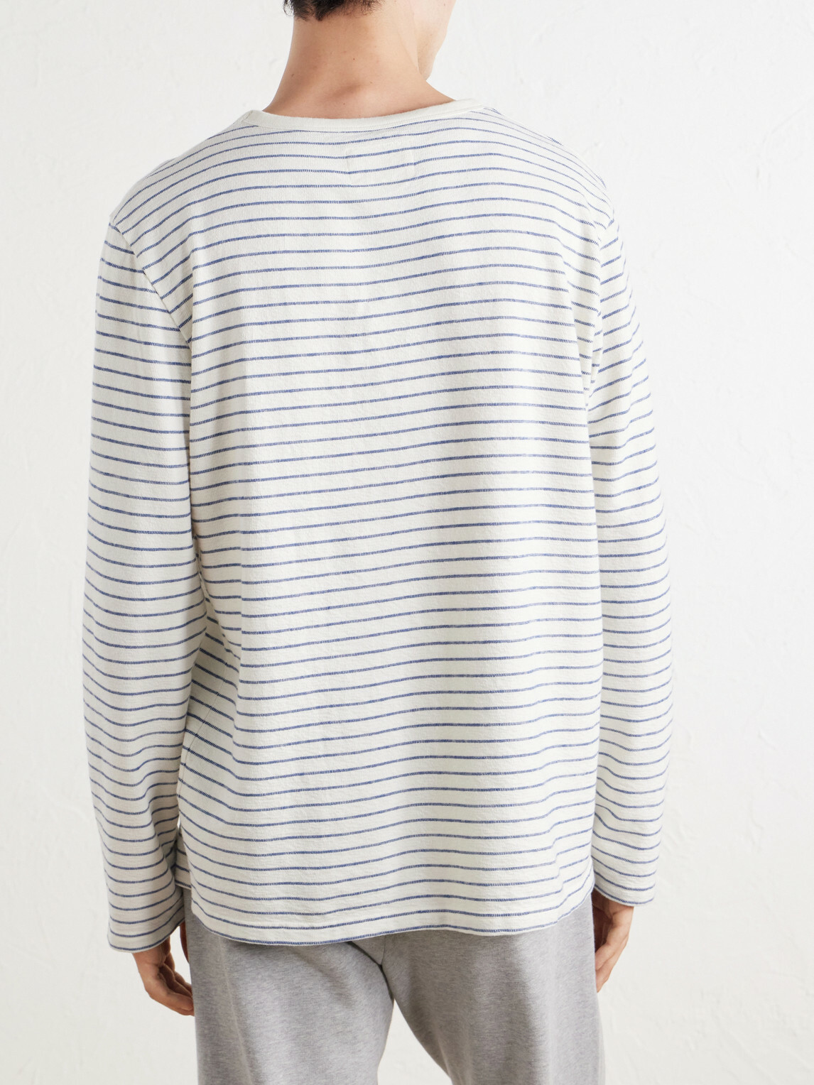 Folk - Striped Cotton T-Shirt - Neutrals