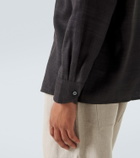 Saman Amel Regis silk shirt jacket
