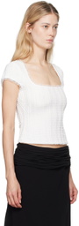 GUIZIO White Zera T-Shirt