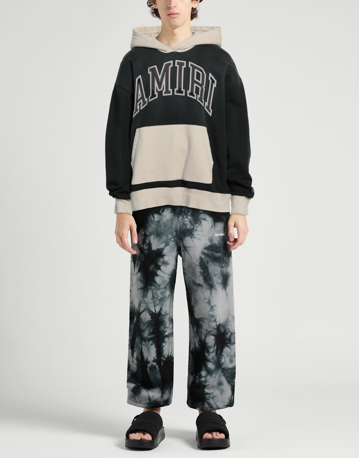Amiri Mens Sweatshirt in Beige