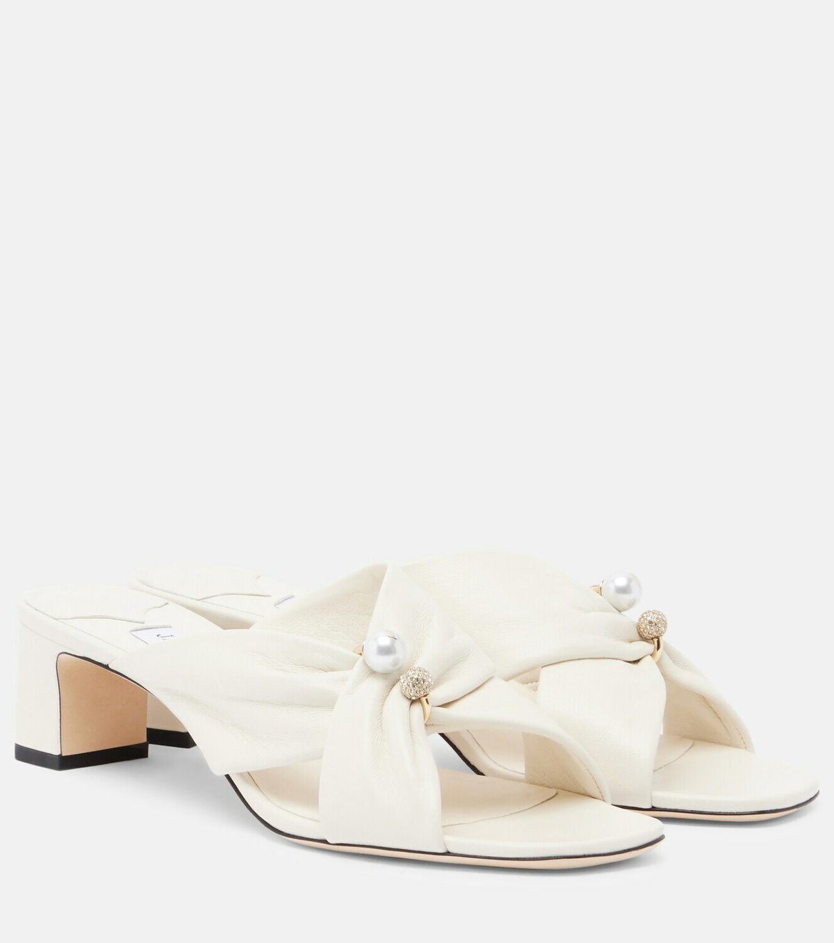 Jimmy Choo Rafi embellished leather mules