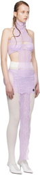 Jean Paul Gaultier Purple Shayne Oliver Edition Minidress