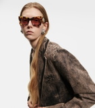 Miu Miu Tortoiseshell square sunglasses