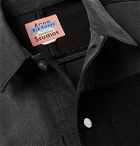 Acne Studios - Mathers Oversized Patchwork Stretch-Denim Jacket - Black