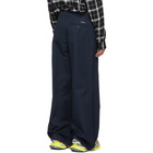 Balenciaga Navy Baggy Trousers