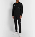 adidas Consortium - SPEZIAL Newsam Logo-Appliquéd Cotton-Jersey Polo Shirt - Black