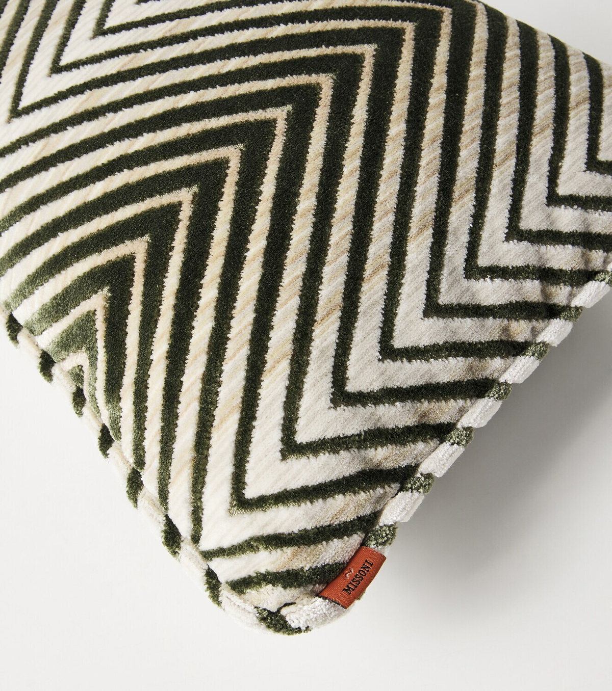 Missoni Ziggy velvet cushion