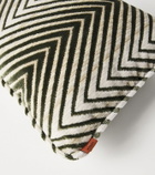 Missoni Ziggy velvet cushion