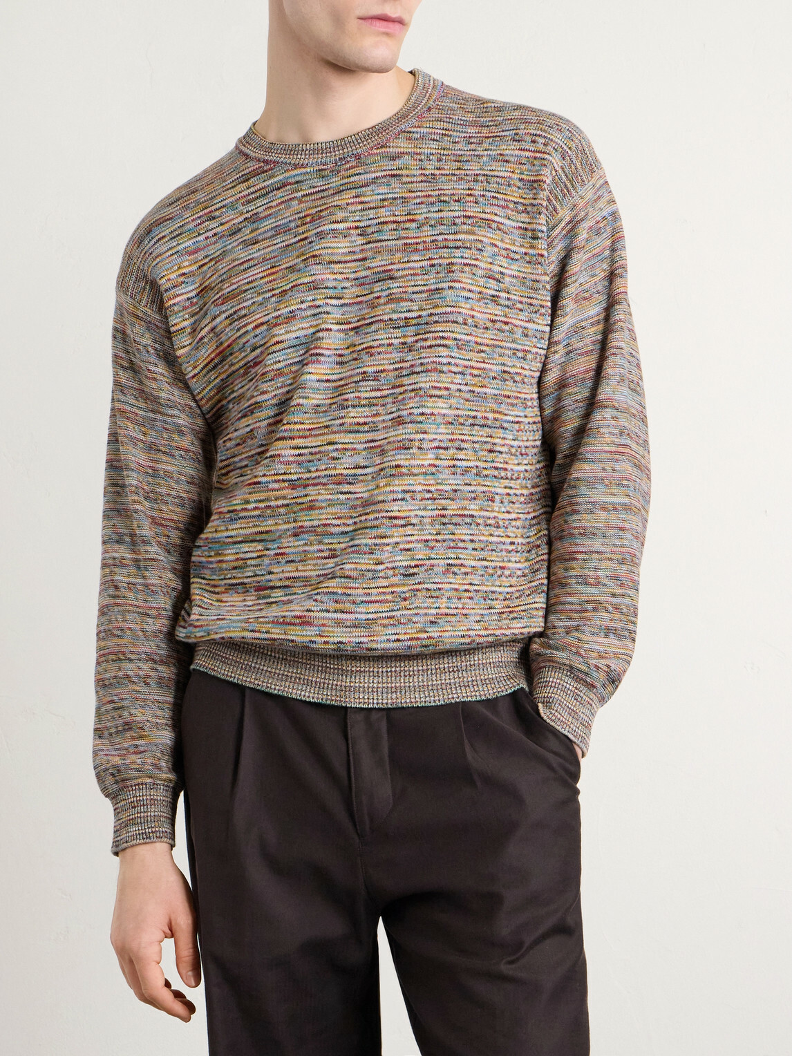 Paul Smith - Knitted Organic Cotton Sweater - Neutrals