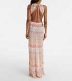 Missoni Open-back lamé jumpsuit