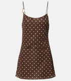 Oséree Lumière polka-dot minidress