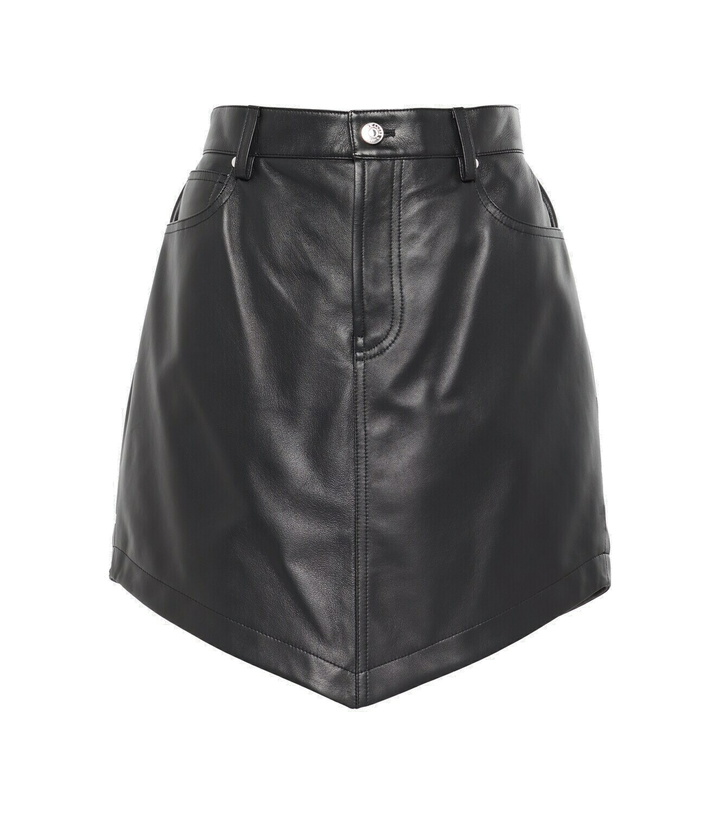Photo: Alexandre Vauthier - Leather miniskirt