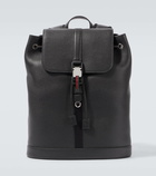 Gucci Web Large leather backpack