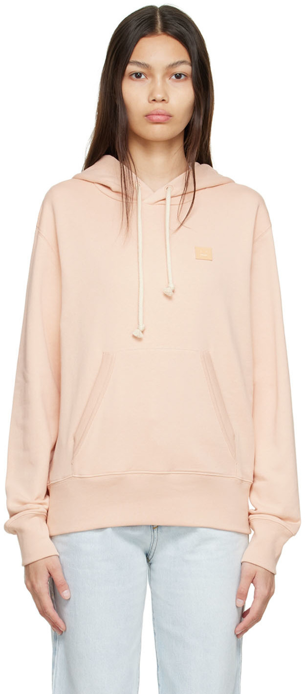 Acne Studios Pink Organic Cotton Hoodie Acne Studios