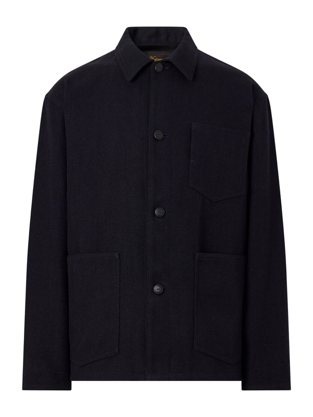 Photo: Visvim - Baker Textured Wool and Linen-Blend Jacket - Blue