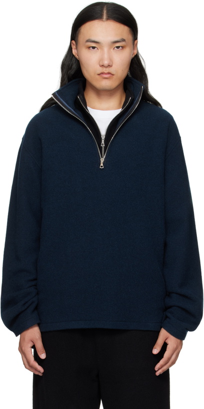 Photo: Rier Navy Fleece Sweater