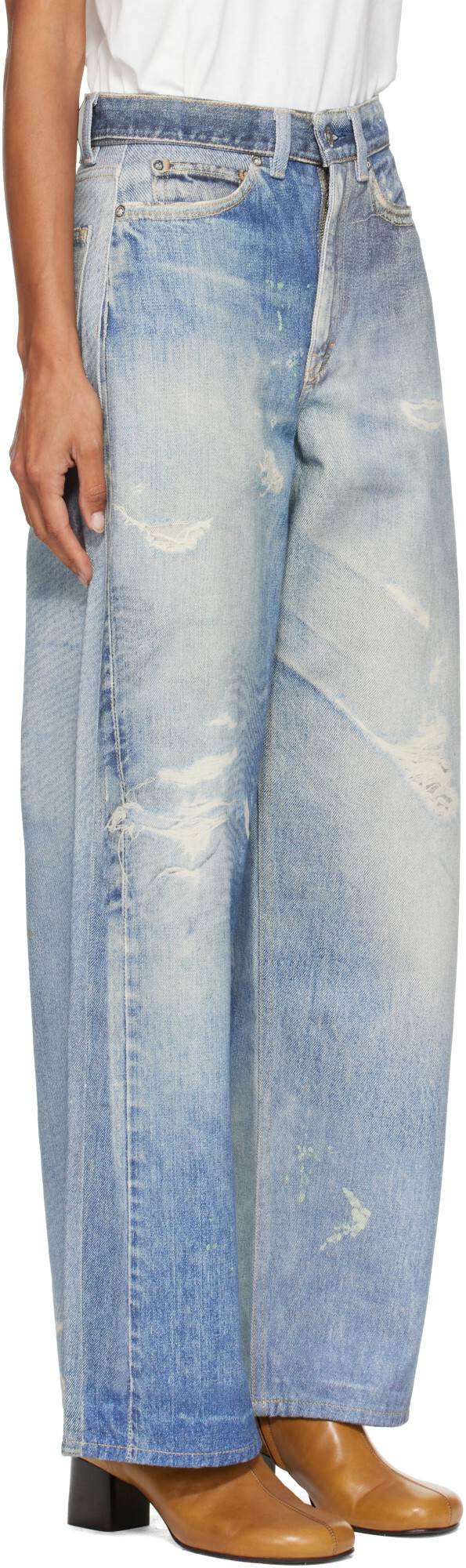 OUR LEGACY Blue Full Cut Jeans
