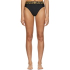 Versace Underwear Black Empire Bikini Bottoms