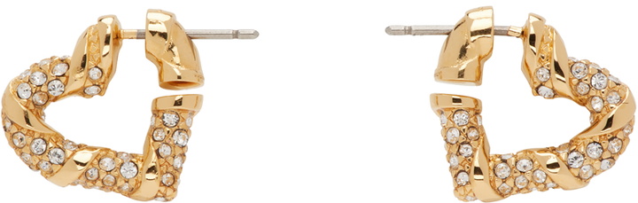 Photo: Lanvin Gold Mélodie Heart Earrings