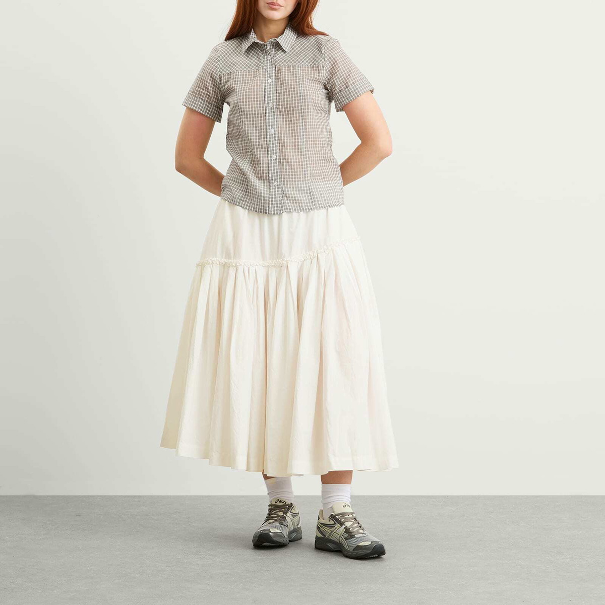 Story mfg. Women's Pine Skirt in Ecru