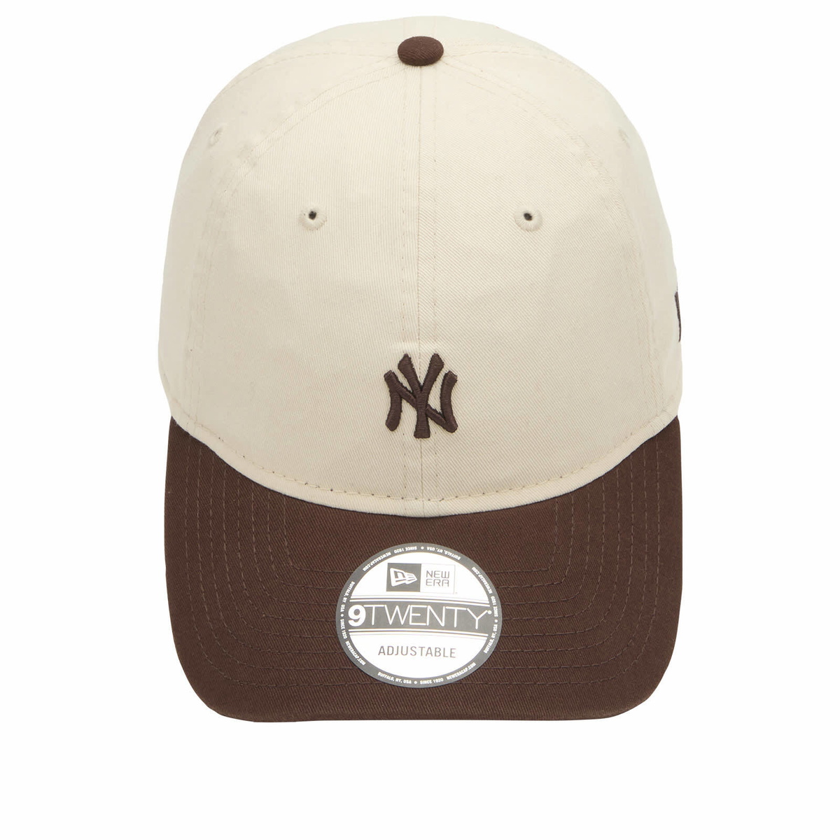 New Era New York Yankees Mini Washed 9Twenty Cap in Natural/Brown 