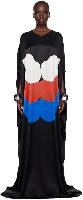 Photo: Rick Owens SSENSE Exclusive Black KEMBRA PFAHLER Edition Babel Maxi Dress