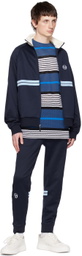 Sergio Tacchini Navy & Off-White Dallas Track Jacket