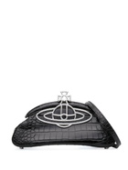 VIVIENNE WESTWOOD - Amber Croc Embossed Leather Clutch Bag