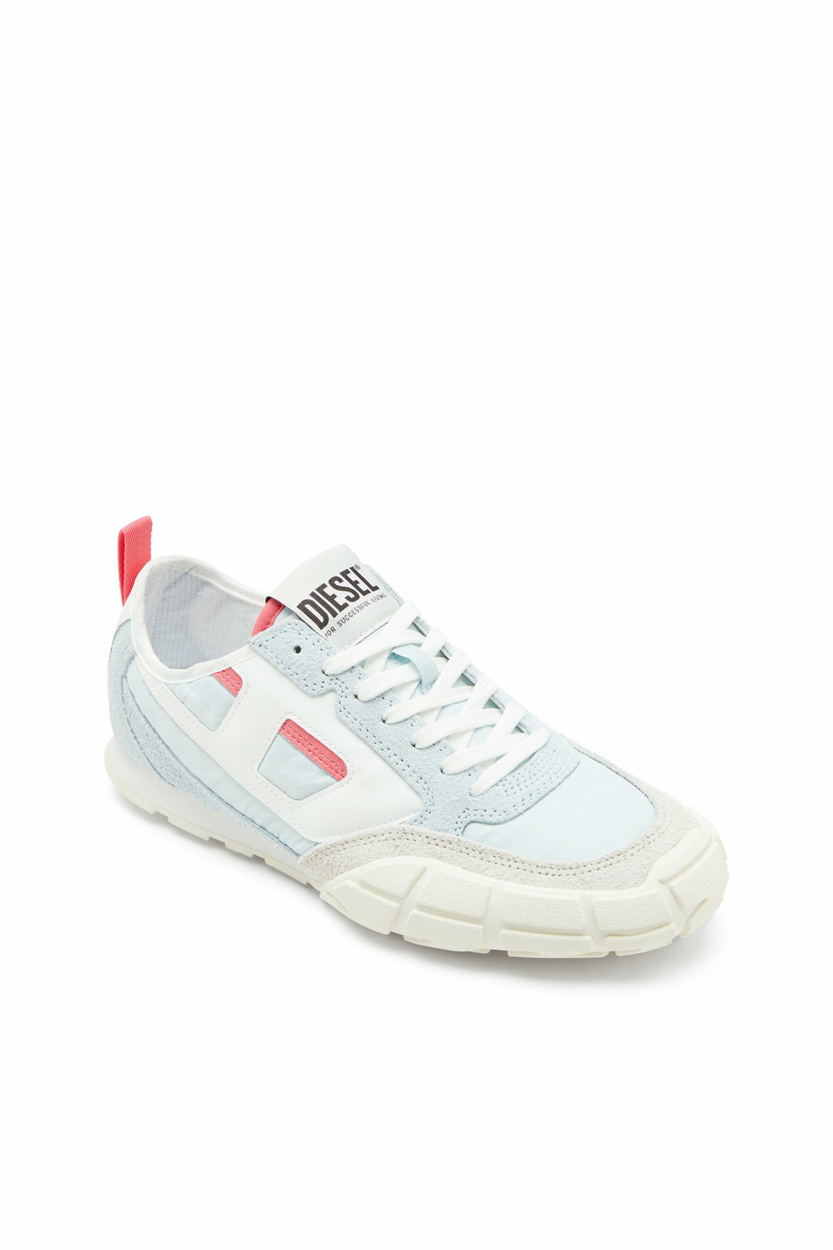 Diesel S-Pagodha-Sneakers in leather, suede and ripstop - Sneakers Womens in Blue